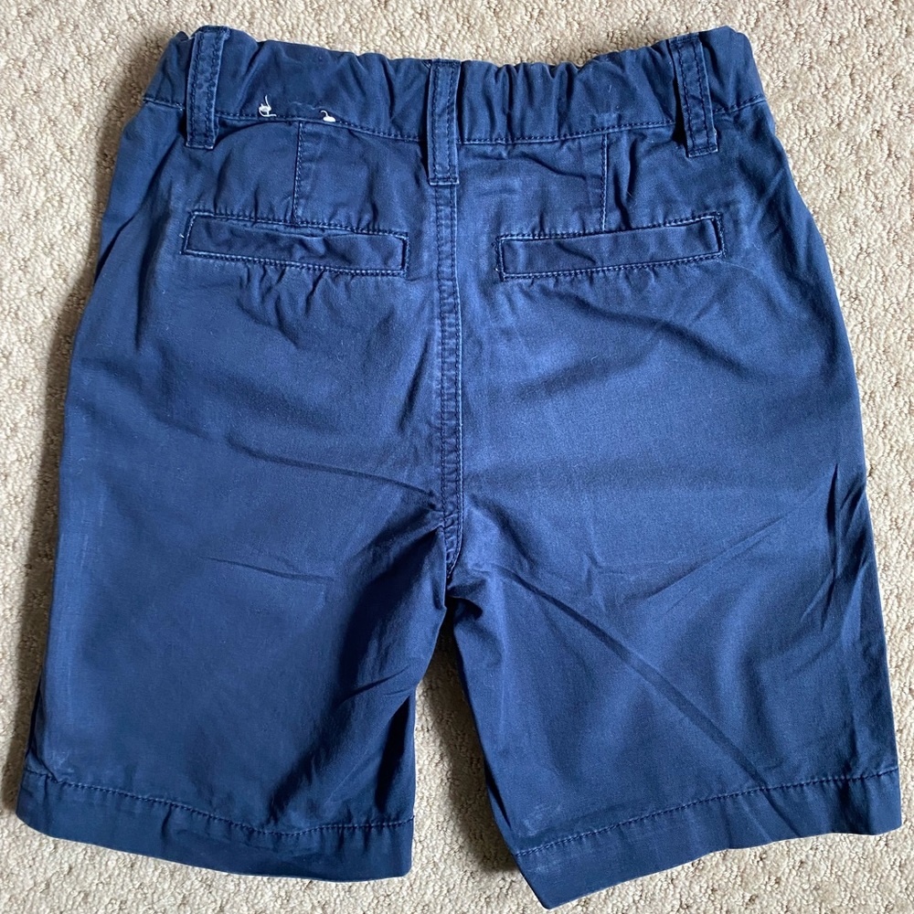 Tucker and Tate boys cotton shorts, navy blue EUC - Picture 2 of 5
